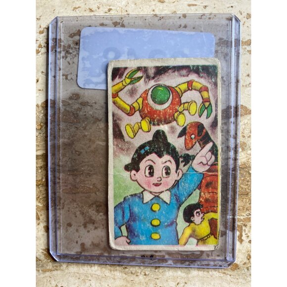Vintage Japanese Manga Card With Astro Boy & Robot Design - Picture 3 of 4
